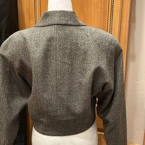 Anne Klein wool cropped jacket